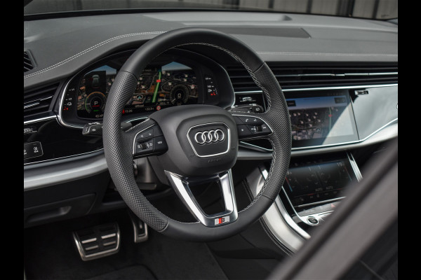 Audi Q8 55 TFSI e quattro Pro Line S | Memory seats | 360 Camera | Keyless | Soft close | Adaptive cruise | Panoramadak | B&O sound | Achterbank verwarmd | Ambiance interieur | El. trekhaak