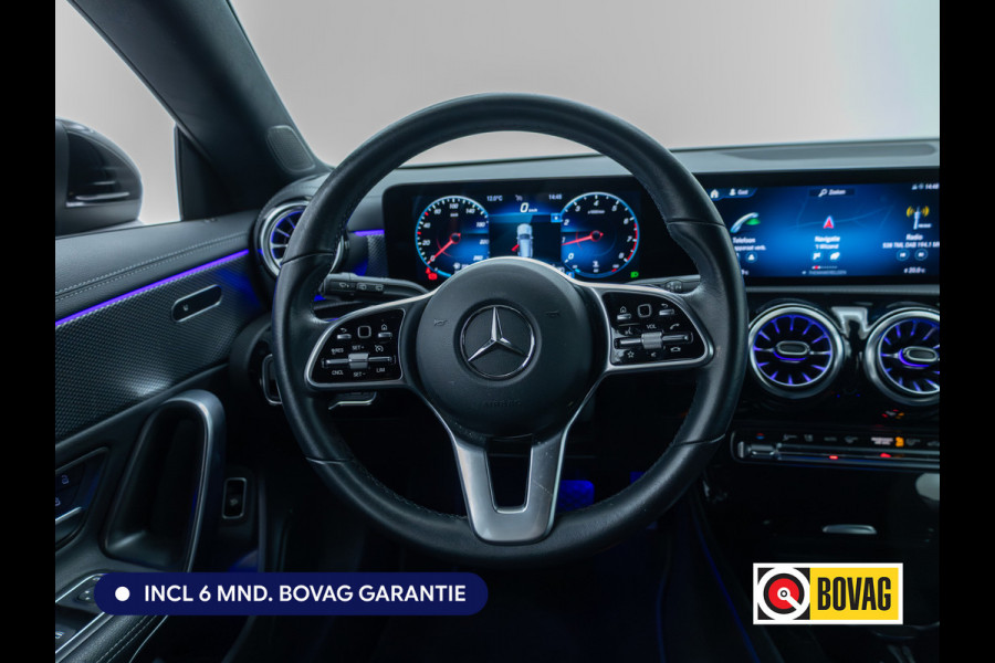 Mercedes-Benz CLA-Klasse Shooting Brake 180 Buss. Sol. Luxury automaat | Leer | Stoelverwarming | Navigatie | Cruise | Elec. klep | Camera All season banden, Sfeerverlichting