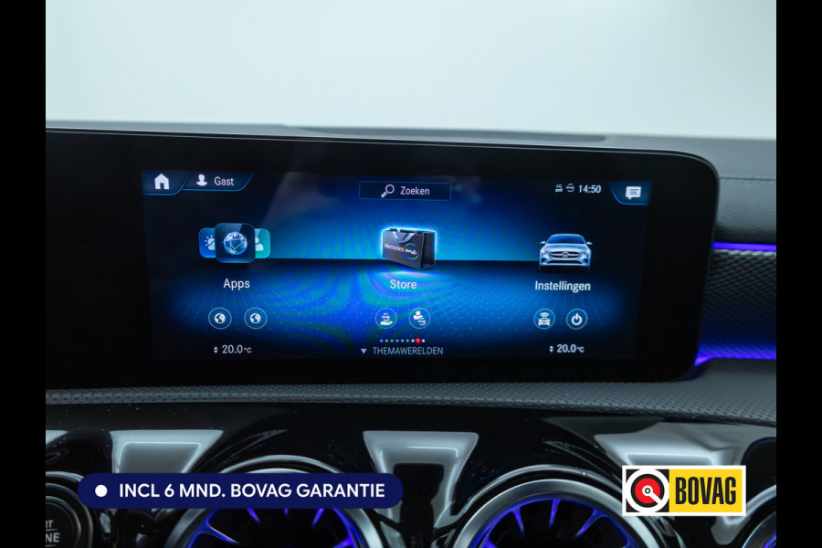 Mercedes-Benz CLA-Klasse Shooting Brake 180 Buss. Sol. Luxury automaat | Leer | Stoelverwarming | Navigatie | Cruise | Elec. klep | Camera All season banden, Sfeerverlichting