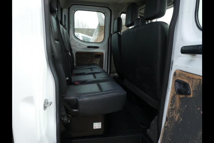 Ford Transit 2.0 TDCI 170PK, L3, Pickup, Dubbel cabine, Airco, Dubbel lucht, Trekhaak 3.500 KG, Laadbak L*B*H = 315*210*40
