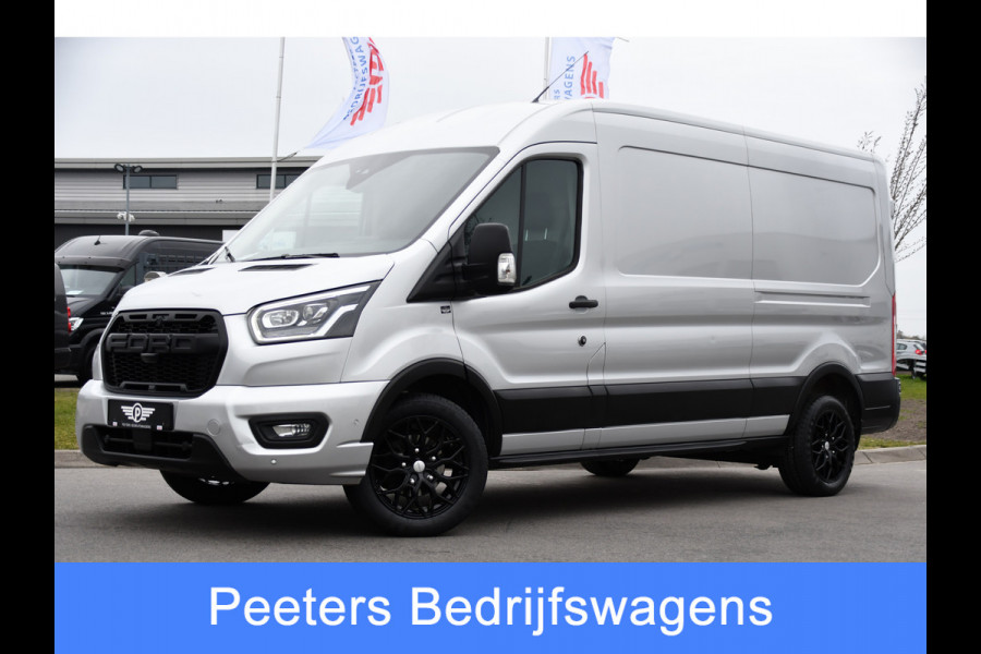 Ford Transit 350 2.0 TDCI L3H2 Limited PB Edition Camera, Cruise, Carplay, LED, Trekhaak, Stoelverwarming, 185pk, NAVI, Uniek!