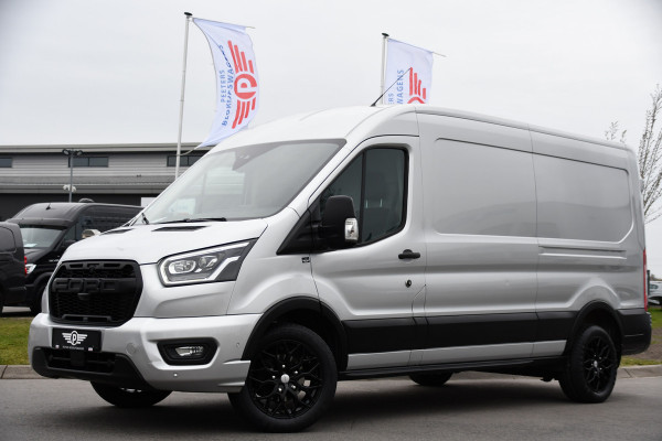 Ford Transit 350 2.0 TDCI L3H2 Limited PB Edition Camera, Cruise, Carplay, LED, Trekhaak, Stoelverwarming, 185pk, NAVI, Uniek!