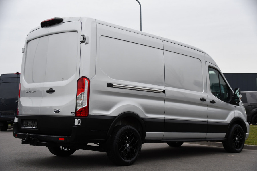 Ford Transit 350 2.0 TDCI L3H2 Limited PB Edition Camera, Cruise, Carplay, LED, Trekhaak, Stoelverwarming, 185pk, NAVI, Uniek!