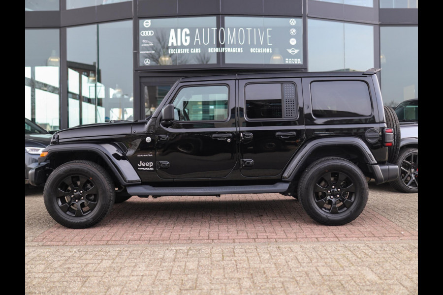 Jeep Wrangler 2.0T Sahara | Alpine | Leder | Camera | Stuur/Stoelverw.