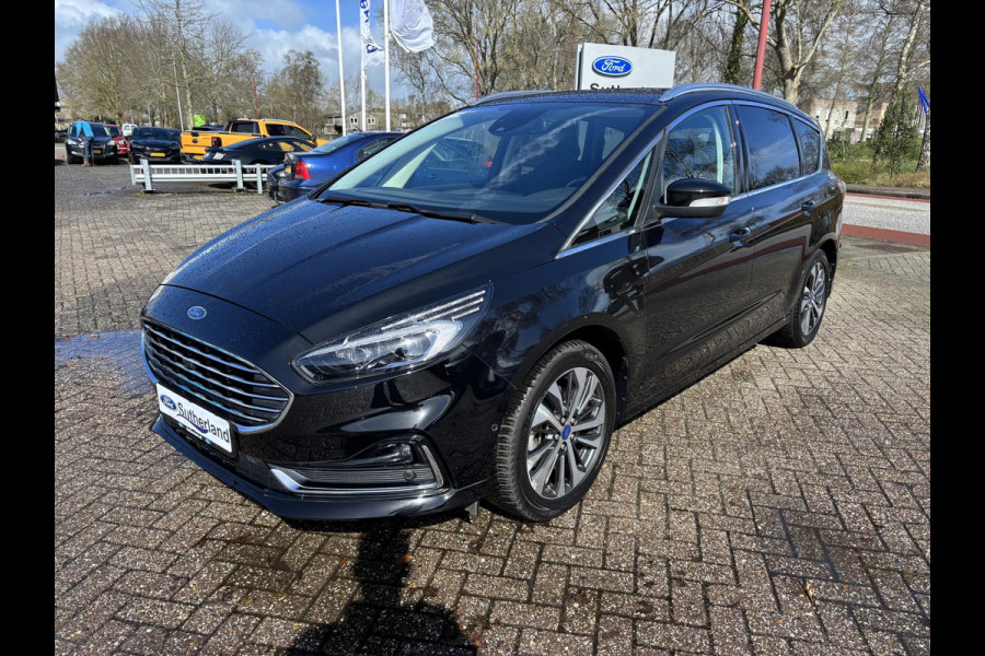 Ford S-Max 2.5 FHEV Titanium 190pk | AGR-stoelen | Adaptive cruise control | Sony audio | Achteruitrijcamera | Stoelverwarming | SYNC 3 Navigatie | Complete historie