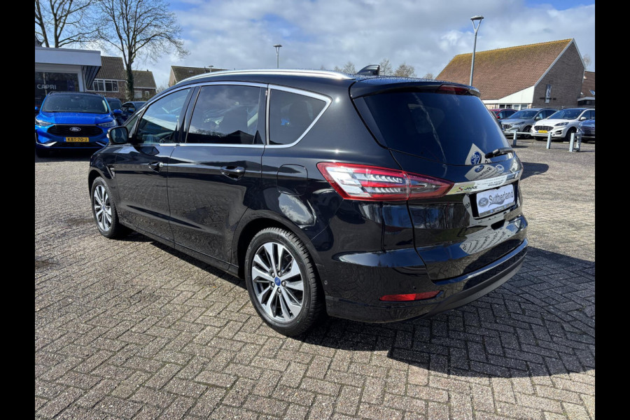 Ford S-Max 2.5 FHEV Titanium 190pk | AGR-stoelen | Adaptive cruise control | Sony audio | Achteruitrijcamera | Stoelverwarming | SYNC 3 Navigatie | Complete historie