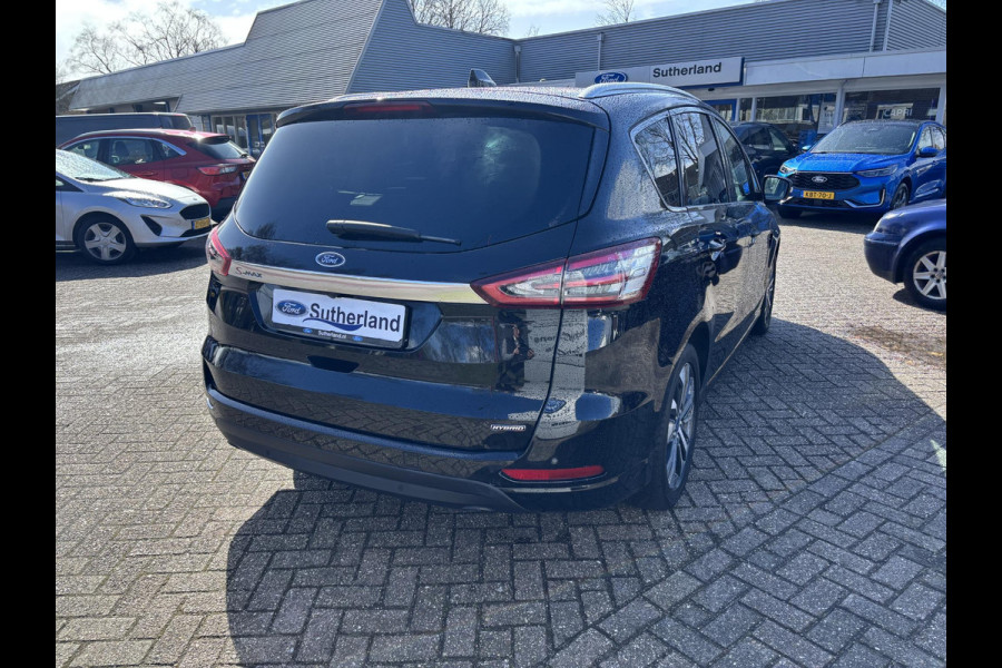 Ford S-Max 2.5 FHEV Titanium 190pk | AGR-stoelen | Adaptive cruise control | Sony audio | Achteruitrijcamera | Stoelverwarming | SYNC 3 Navigatie | Complete historie