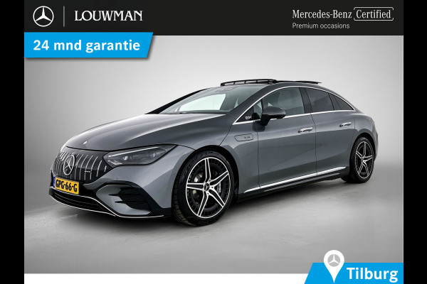 Mercedes-Benz EQE AMG 43 4MATIC 90 kWh Panoramadak | Memory Pakket | Rode gordels |  Burmester Inclusief 24 maanden Mercedes-Benz Certified garantie voor Europa.