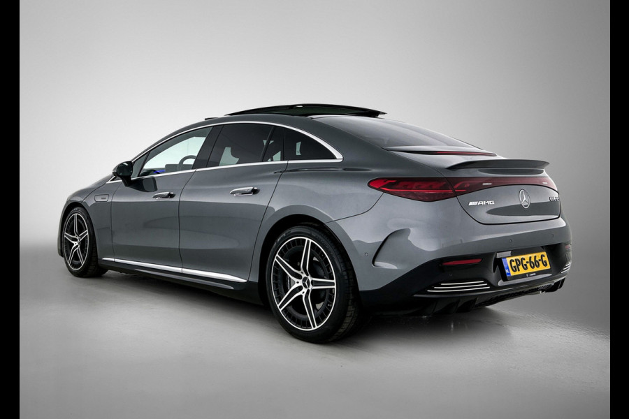 Mercedes-Benz EQE AMG 43 4MATIC 90 kWh Panoramadak | Memory Pakket | Rode gordels |  Burmester Inclusief 24 maanden Mercedes-Benz Certified garantie voor Europa.