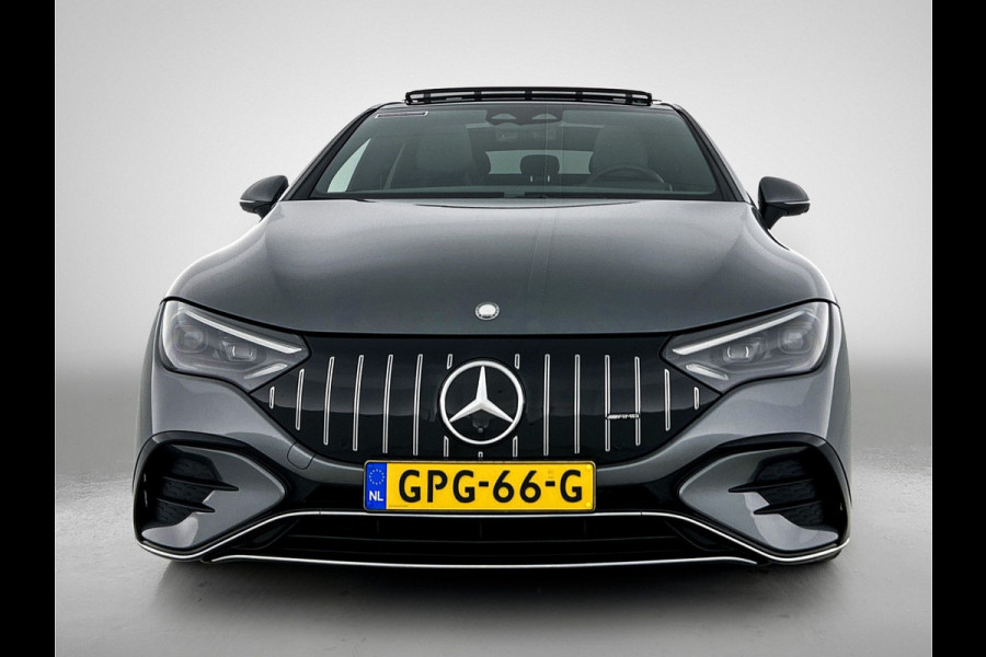 Mercedes-Benz EQE AMG 43 4MATIC 90 kWh Panoramadak | Memory Pakket | Rode gordels |  Burmester Inclusief 24 maanden Mercedes-Benz Certified garantie voor Europa.