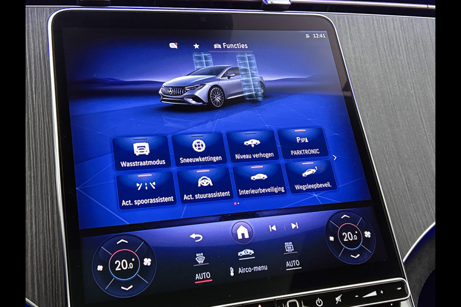 Mercedes-Benz EQE AMG 43 4MATIC 90 kWh Panoramadak | Memory Pakket | Rode gordels |  Burmester Inclusief 24 maanden Mercedes-Benz Certified garantie voor Europa.