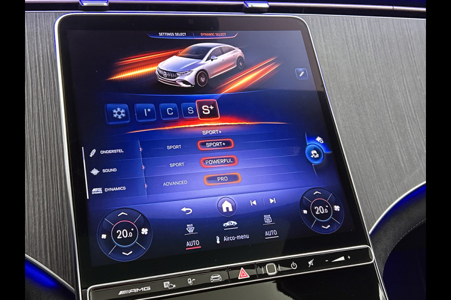 Mercedes-Benz EQE AMG 43 4MATIC 90 kWh Panoramadak | Memory Pakket | Rode gordels |  Burmester Inclusief 24 maanden Mercedes-Benz Certified garantie voor Europa.