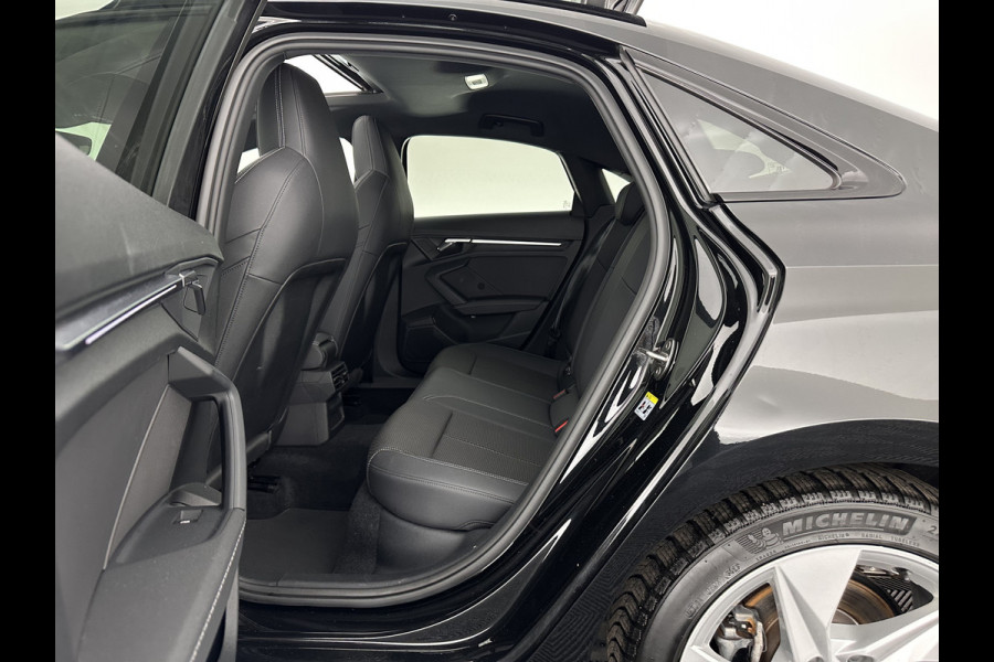 Audi A3 Limousine 35 TFSI S-Line Edition (INCL-BTW) Aut. *PANO | LEATHER-FABRIC | FULL-LED | AMBIENTLIGHT | SPORTSEATS | DIGI-COCKPIT | NAVI-FULLMAP | PRIVACYGLASS | SHIFTPADDLES | DAB+ | ADAPTIVE-CRUISE | 17"ALU*