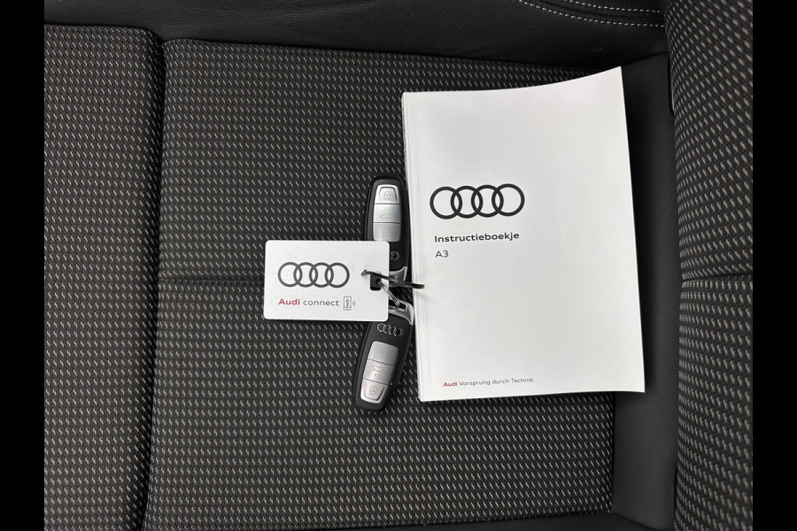 Audi A3 Limousine 35 TFSI S-Line Edition (INCL-BTW) Aut. *PANO | LEATHER-FABRIC | FULL-LED | AMBIENTLIGHT | SPORTSEATS | DIGI-COCKPIT | NAVI-FULLMAP | PRIVACYGLASS | SHIFTPADDLES | DAB+ | ADAPTIVE-CRUISE | 17"ALU*