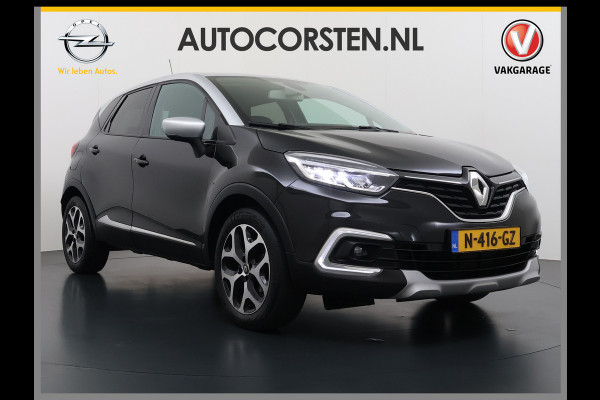 Renault Captur T 90pk Intens Navi Ecc Cruise Control Two-Tone Pdc Keyless 0.9 TCe Lmv 17" Led Regen-Lichtsensor Isofix Bluetooth Privacy Glas Mooie en complete Renault Captur 1148kg licht