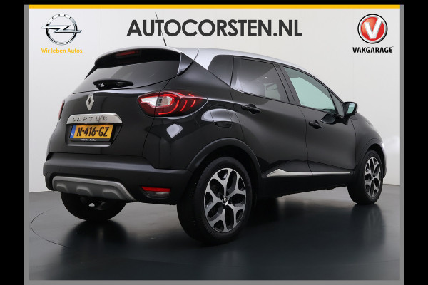 Renault Captur T 90pk Intens Navi Ecc Cruise Control Two-Tone Pdc Keyless 0.9 TCe Lmv 17" Led Regen-Lichtsensor Isofix Bluetooth Privacy Glas Mooie en complete Renault Captur 1148kg licht