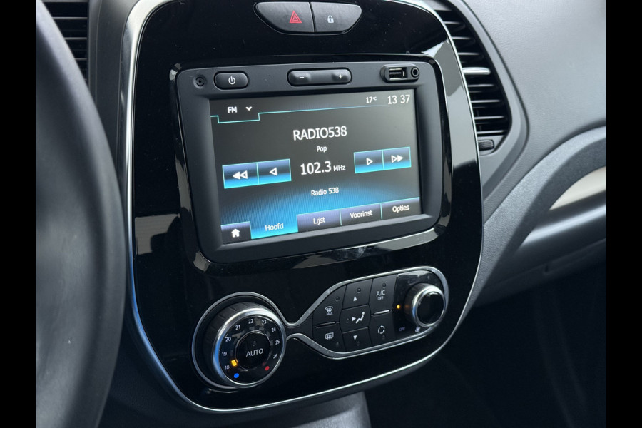 Renault Captur T 90pk Intens Navi Ecc Cruise Control Two-Tone Pdc Keyless 0.9 TCe Lmv 17" Led Regen-Lichtsensor Isofix Bluetooth Privacy Glas Mooie en complete Renault Captur 1148kg licht