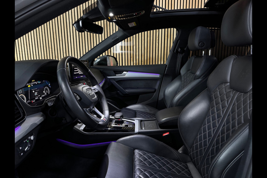Audi Q5 55 TFSI e S-Line Quatro PANO|RS ZETELS|B&O|HUD|360 CAM|AMBIENT|E-ZETELS|21 INCH LMV