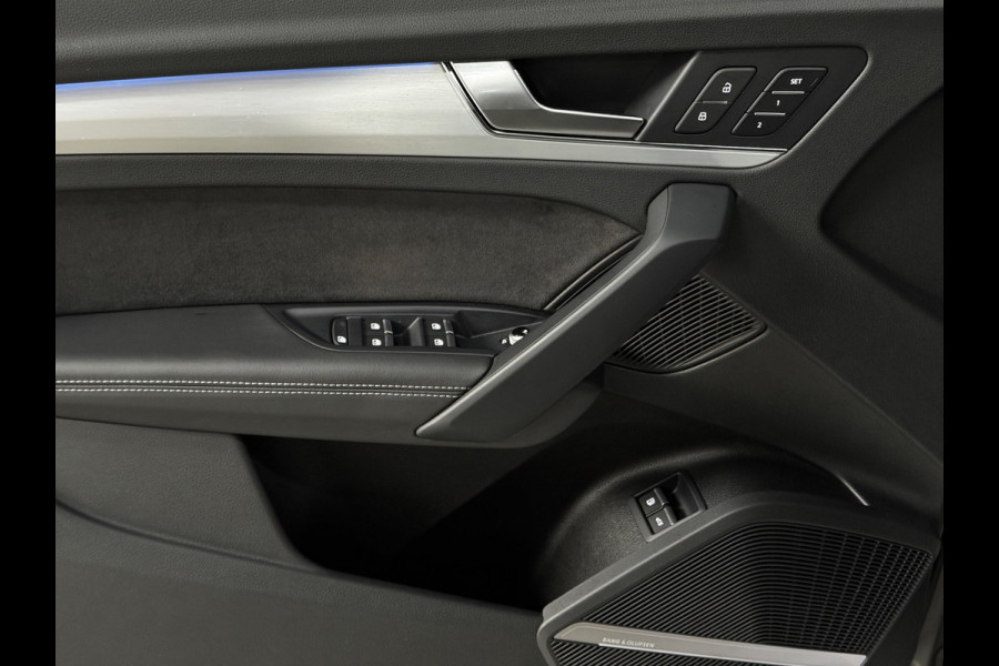 Audi Q5 55 TFSI e S-Line Quatro PANO|RS ZETELS|B&O|HUD|360 CAM|AMBIENT|E-ZETELS|21 INCH LMV