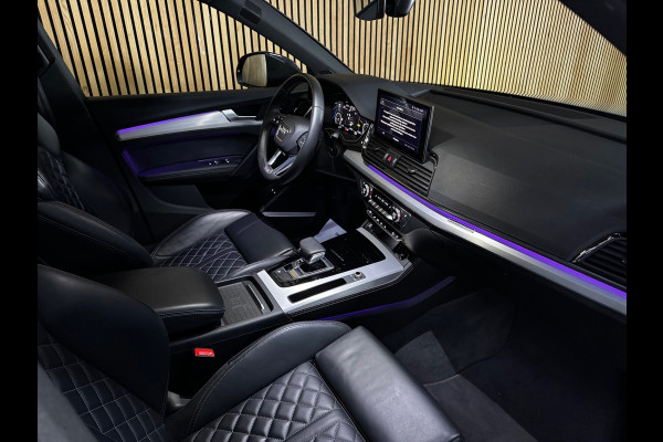 Audi Q5 55 TFSI e S-Line Quatro PANO|RS ZETELS|B&O|HUD|360 CAM|AMBIENT|E-ZETELS|21 INCH LMV