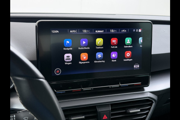 Seat Leon Sportstourer 1.5T 131pk NWE Model Trekhaak Camera Adaptive-Cruise Navi Ecc Virtual Cockpit Apple Carplay/Android Auto Pdc Style  Lmv Led DAB Keyless Isofix Front assist Regensensor Bluetooth Rijstrooksensor 1e Eigenaar Origineel Nederlandse Auto