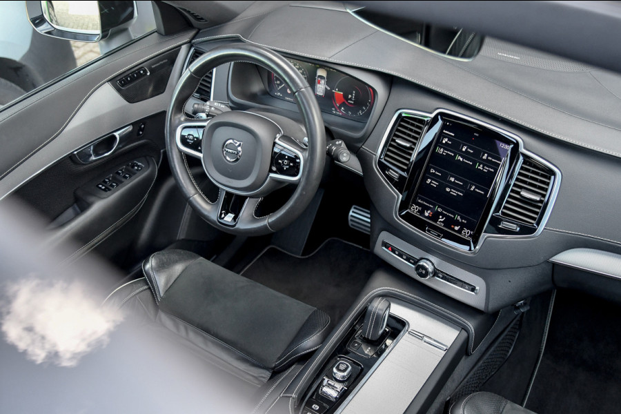 Volvo XC90 2.0 T8 Twin Engine AWD R-Design Polestar+. Pano, Luchtv, 7P, HUD, Memory, 360, H/K, Pilot assist, Trekh, Keyless, 22''!