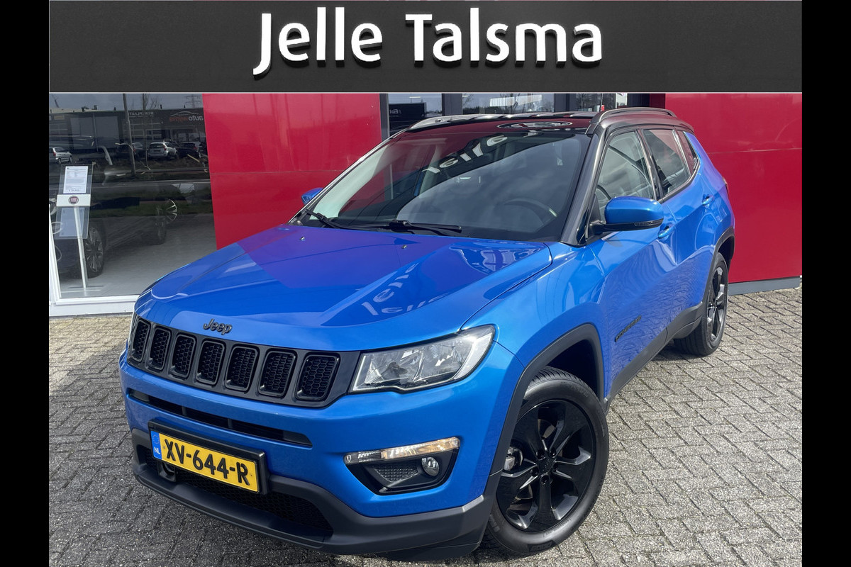 Jeep Compass 1.4 MultiAir Night Eagle | Blauw metallic met zwart dak | Zwarte velgen