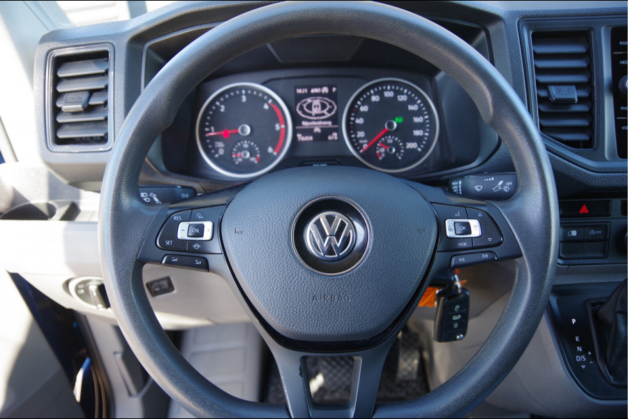 Volkswagen Crafter 35 2.0 TDI L3H2 3-ZITS, 140PK AUT. STANDKACHEL, GEV. ERGO COMFORT STOEL, CRUISE, NAVI, AIRCO