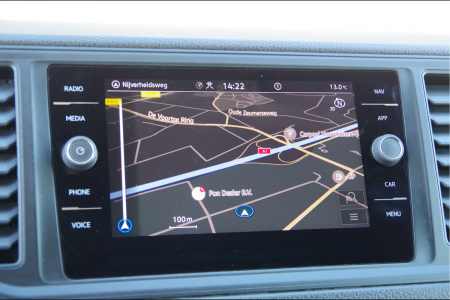 Volkswagen Crafter 35 2.0 TDI L3H2 3-ZITS, 140PK AUT. STANDKACHEL, GEV. ERGO COMFORT STOEL, CRUISE, NAVI, AIRCO