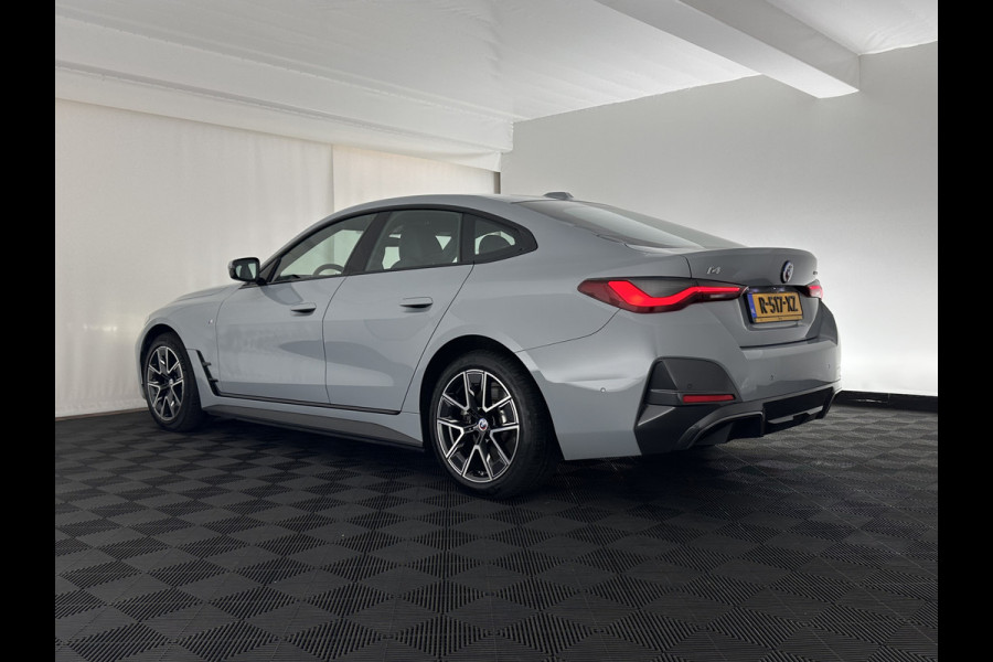 BMW i4 eDrive40 84 kWh M-Sport *M50 JAHRE* [ 3-Fase-11 kW ] {SOH-96%} (INCL-BTW) *LEATHER-ALCANTARA | FULL-LED | ADAPTIVE-CRUISE | HEATED-SPORTSEATS | CAMERA | DAB | DIGI-COCKPIT | NAVI-FULLMAP | AMBIENT-LIGHT | ECC | PDC | CARPLAY | KEYLESS | SHIFTPADDLES | 18