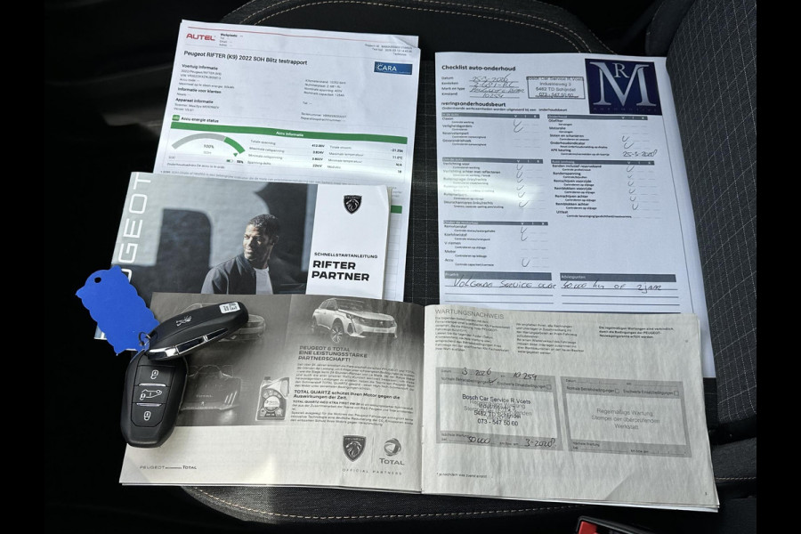 Peugeot e-Rifter EV GT 50 kWh VAN € 26.900,- VOOR € 24.440,- UW LENTEVOORDEEL € 2.460,-! | 3-FASE LADER SOH 100% | 10.000 KM UNIEKE KM-STAND | WINTERPACK | KEYLESS + KEYLESS GO | FULL OPTIONS | DIRECT LEVERBAAR | ONDERHOUD GEHAD | INCLUSIEF 12 MND BOVAG GARANTIE |