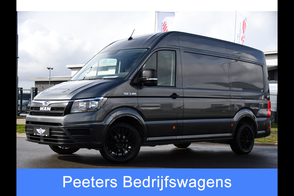 MAN TGE 3.180 35 2.0 L3H3 PB Edition Camera, Cruise, Sensoren, Carplay, 177pk, Automaat, Multimedia, Geveerde stoel, Uniek!