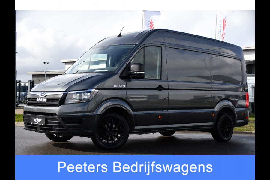MAN TGE 3.180 35 2.0 L3H3 PB Edition Camera, Cruise, Sensoren, Carplay, 177pk, Automaat, Multimedia, Geveerde stoel, Uniek!