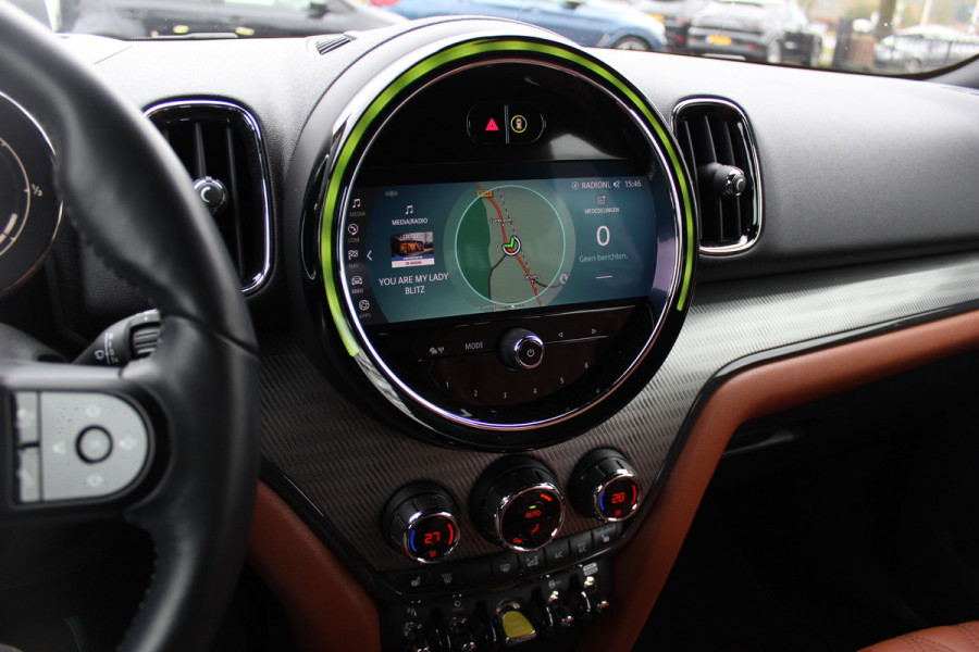 MINI Countryman 1.5 Cooper S E ALL4 MINI Yours / Camera / Head-up / Leder / Navigatie / 18'' / Stoelverwarming / DAB / ACC / Alarm Klasse 3