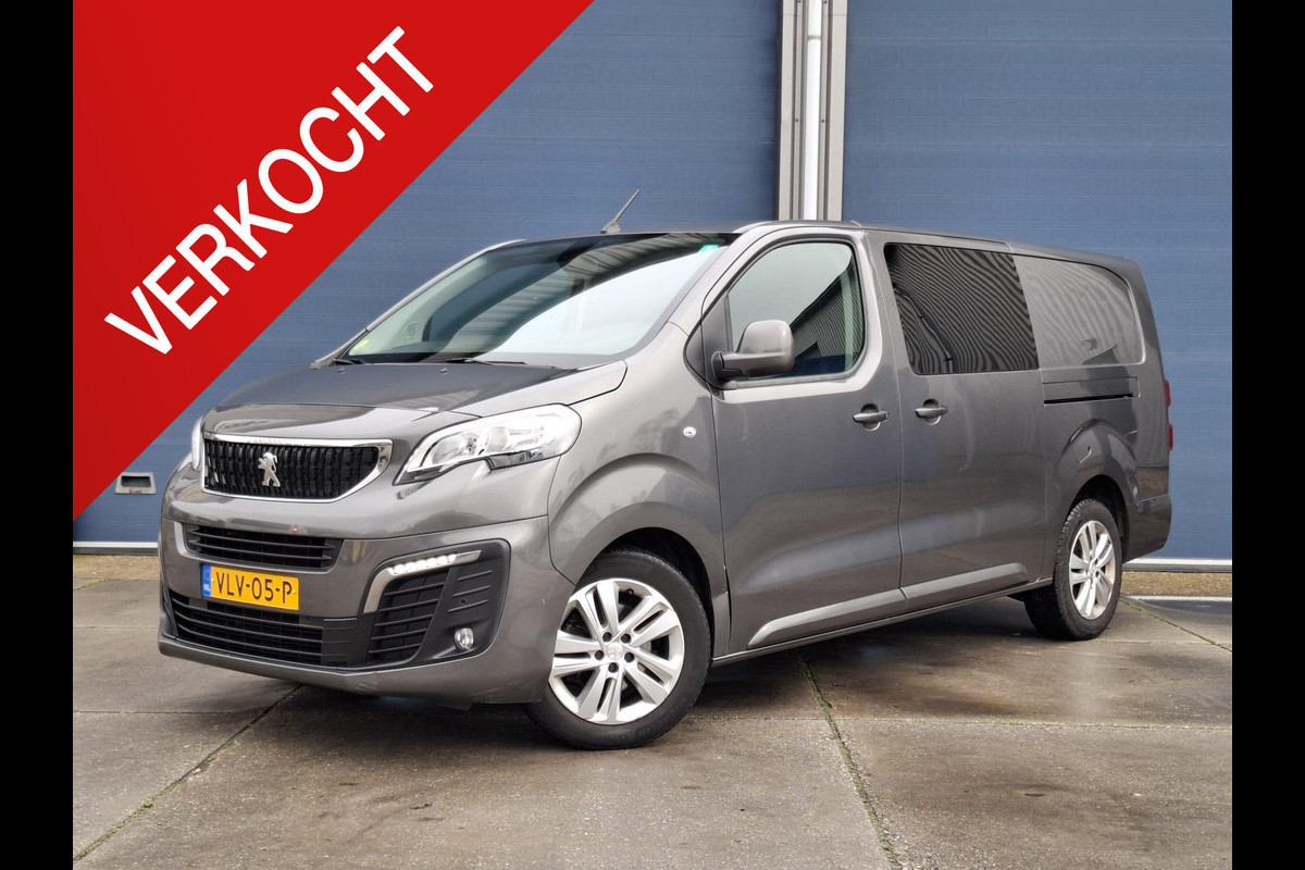 Peugeot Expert 2.0 BlueHDI 180 Long Premium DC DUBBEL CABINE / NAVI / CRUISE CONTROLE / DUBBELE SCHUIFDEUR / TREKHAAK