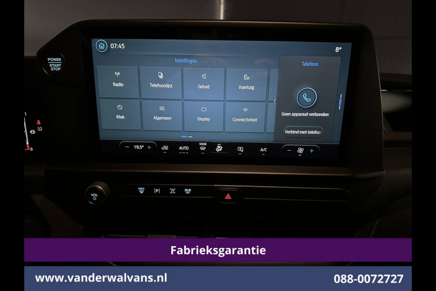 Ford Transit Custom 2.0 TDCI 111pk LH1 Fabrieksgarantie Euro6 Airco | Camera | LED | Apple Carplay | Cruisecontrol Android Auto, Verwarmde voorruit, Parkeersensoren, Bijrijdersbank