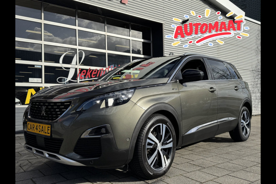 Peugeot 5008 1.2 PureTech GT-Line 7P - AUTOMAAT I Panorama dak I Navigatie / Apple CarPlay I 1/2 Leer I Sport pakket I Dealer ond.