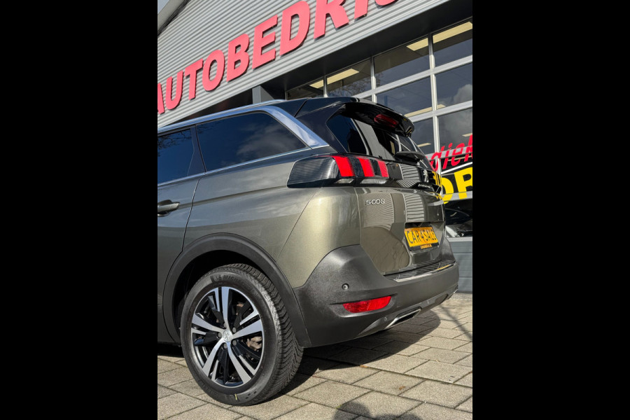 Peugeot 5008 1.2 PureTech GT-Line 7P - AUTOMAAT I Panorama dak I Navigatie / Apple CarPlay I 1/2 Leer I Sport pakket I Dealer ond.
