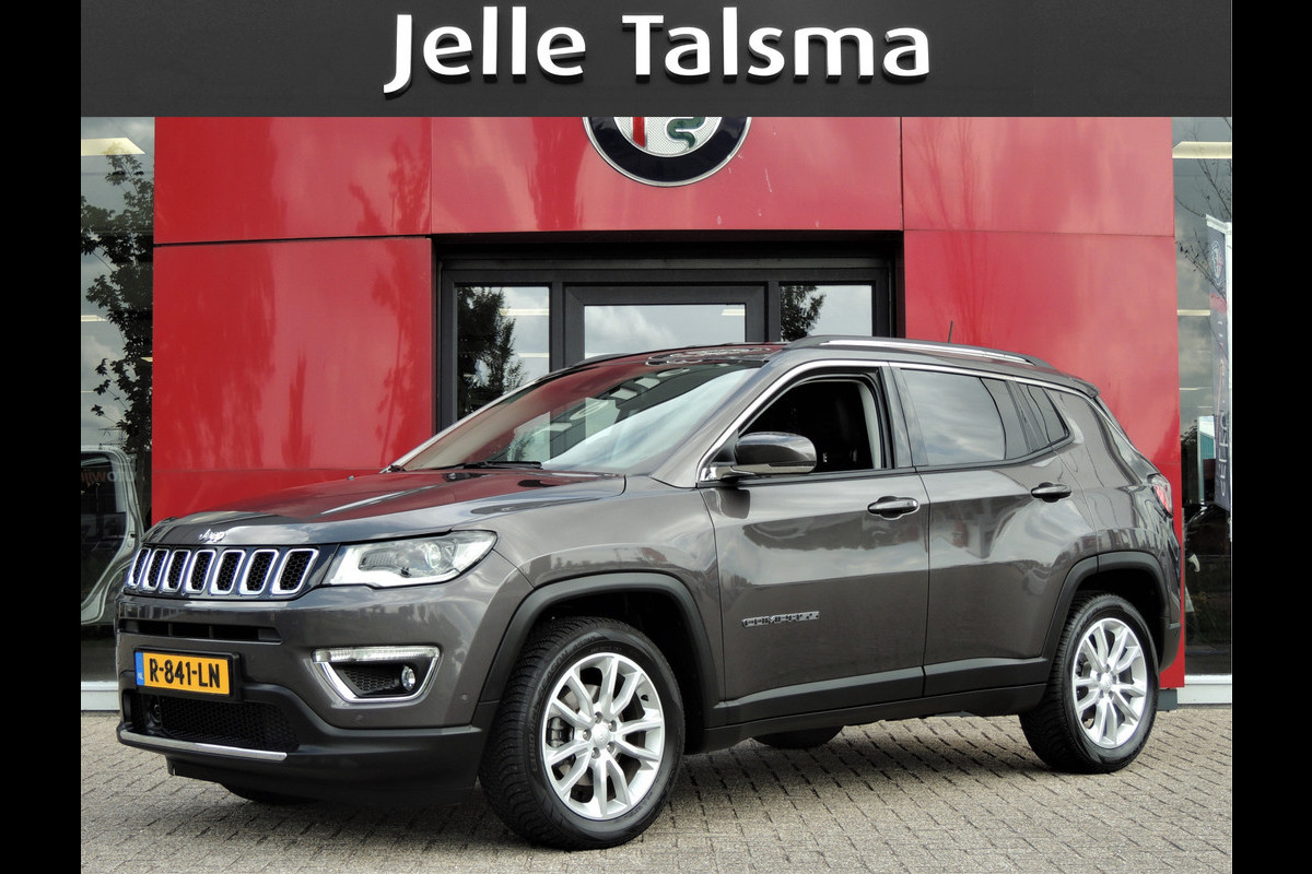 Jeep Compass 1.3T Limited Automaat 150PK | Clima | Xenon | Navi | Keyless | Licht/regen sensor | All-season banden