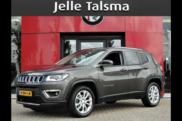 Jeep Compass 1.3T Limited Automaat 150PK | Clima | Xenon | Navi | Keyless | Licht/regen sensor | All-season banden