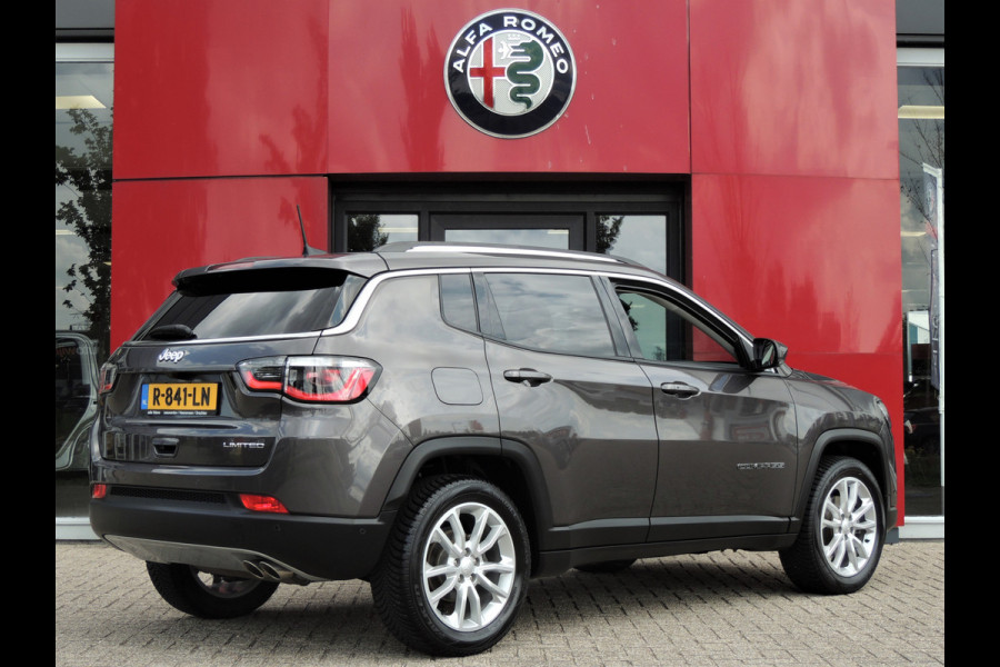 Jeep Compass 1.3T Limited Automaat 150PK | Clima | Xenon | Navi | Keyless | Licht/regen sensor | All-season banden