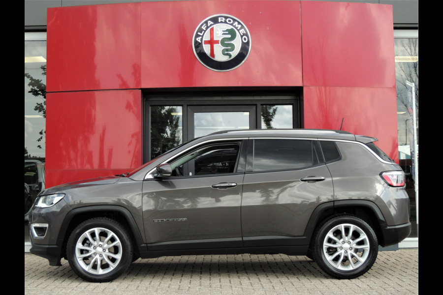 Jeep Compass 1.3T Limited Automaat 150PK | Clima | Xenon | Navi | Keyless | Licht/regen sensor | All-season banden