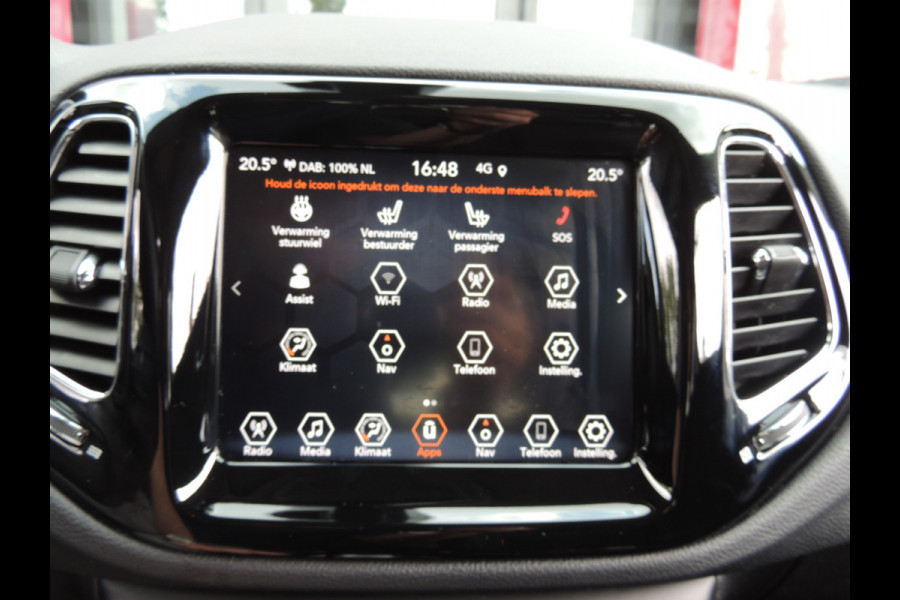 Jeep Compass 1.3T Limited Automaat 150PK | Clima | Xenon | Navi | Keyless | Licht/regen sensor | All-season banden