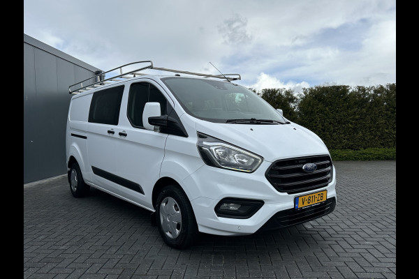 Ford Transit Custom 2.0 TDCI / L2H1 / DUBBEL CABINE / 1e EIG. / TREKHAAK / IMPERIAAL / CAMERA / CRUISE / 6 PERSOONS