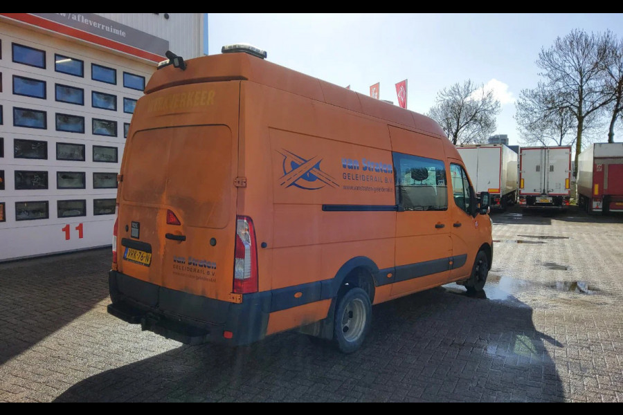 Renault Master 165.35 L3H3 RTWD - VRK-76-N - DUBBEL CABINE - DUBBELLUCHT - EURO 6