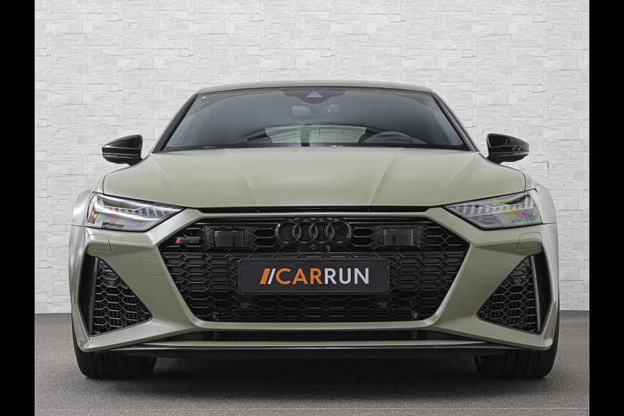 Audi RS7 Dynamic+ 300kmh | Keramisch | 22" ABT (9200,=) | B&O 3D High End | 4-Wielbesturing | Stoelvent. | Carbon Pack | Nachtzicht | Alc 91500,= ex btw | Lease / Maandbedrag 998,= pm. | 360 Camera | Laser-LED | ACC | Valcona | Klasse-5 | Head-up | Soft-Close | Isolatieglas | Dealer OH.