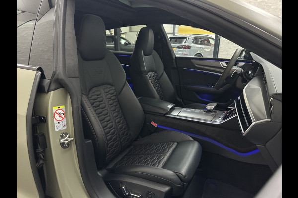 Audi RS7 Dynamic+ 300kmh | Keramisch | 22" ABT (9200,=) | B&O 3D High End | 4-Wielbesturing | Stoelvent. | Carbon Pack | Nachtzicht | Alc 91500,= ex btw | Lease / Maandbedrag 998,= pm. | 360 Camera | Laser-LED | ACC | Valcona | Klasse-5 | Head-up | Soft-Close | Isolatieglas | Dealer OH.