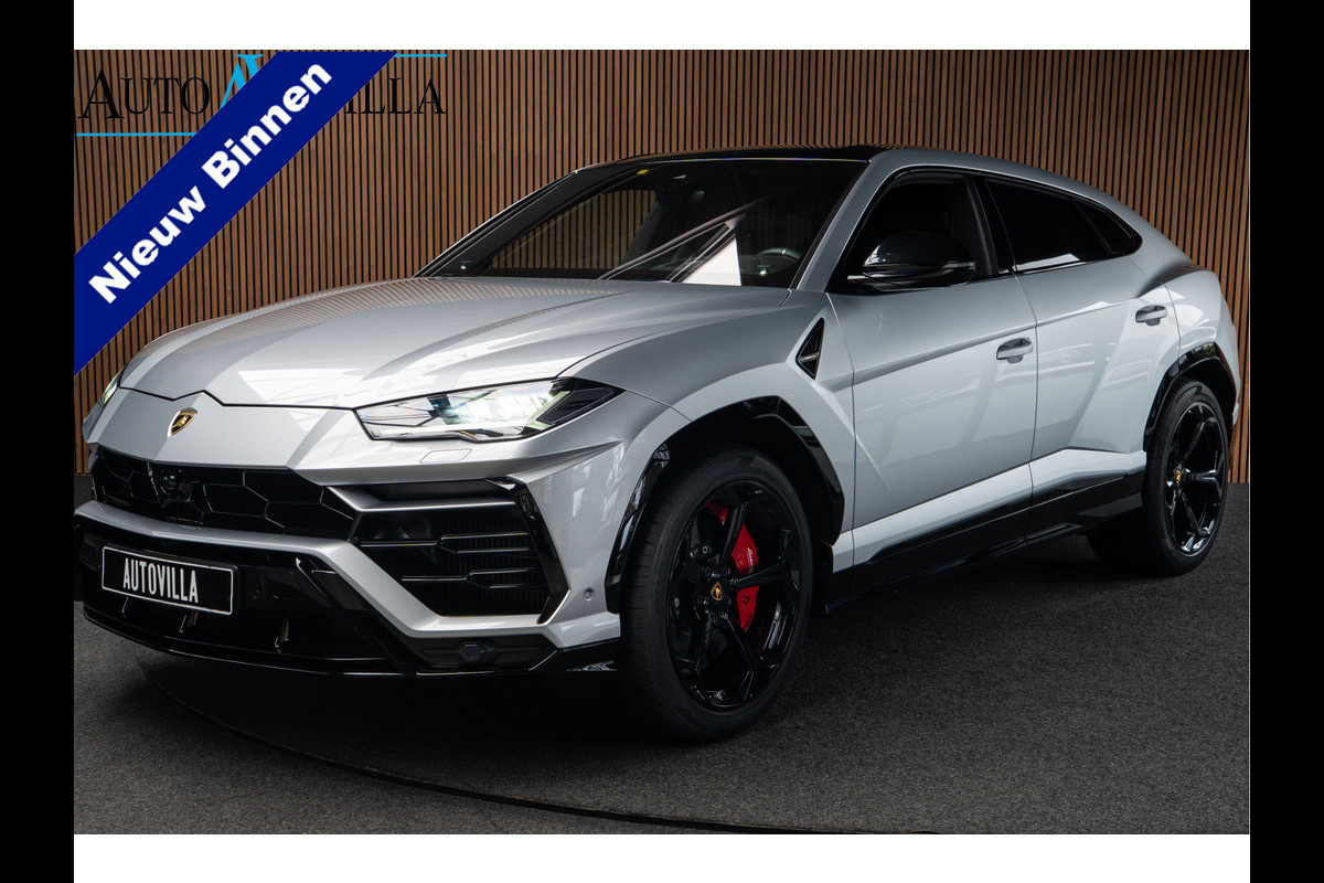 Lamborghini Urus 4.0 V8 HUD Leder Ceramic B&O 360° Massage ACC Alcantara hemel Elektr. achterklep Elektr. verstelbare stoelen met memory Stoel & Stuurverwarming Navi PDC Climate LM velgen