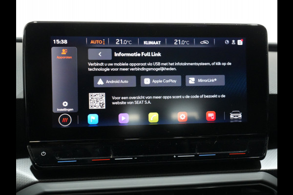 Seat Leon Sportstourer 1.5 eTSI 150pk DSG Style Business Intense Trekhaak Navigatie Camera Parkass. Android/Carplay