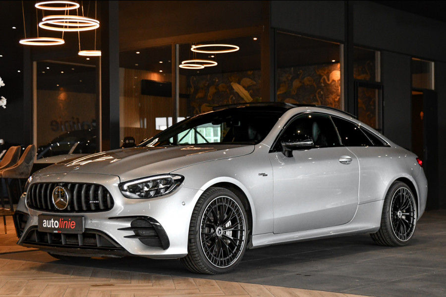 Mercedes-Benz E-Klasse Coupé AMG 53 4MATIC+. Pano, Luchtv, Memory, Distro+, Burm, Camera, Dodeh, CarPlay!